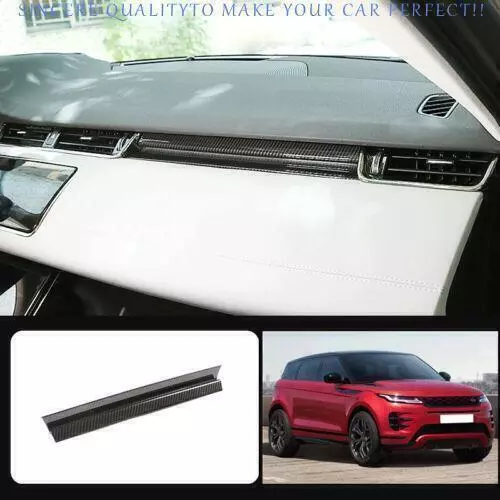 For Range Rover Evoque 2020-2024 Carbon Fiber Center Console Dashboard Panel 1PC