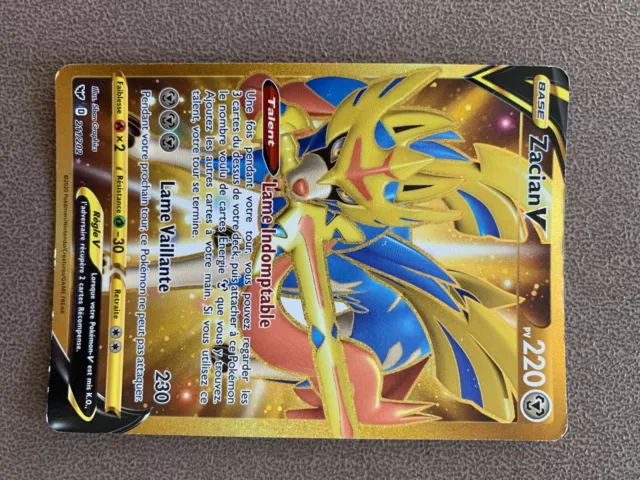 Pokemon Card ZACIAN 138/202 Ultra Rare V Sword & Shield 1 EB01 EN NEW