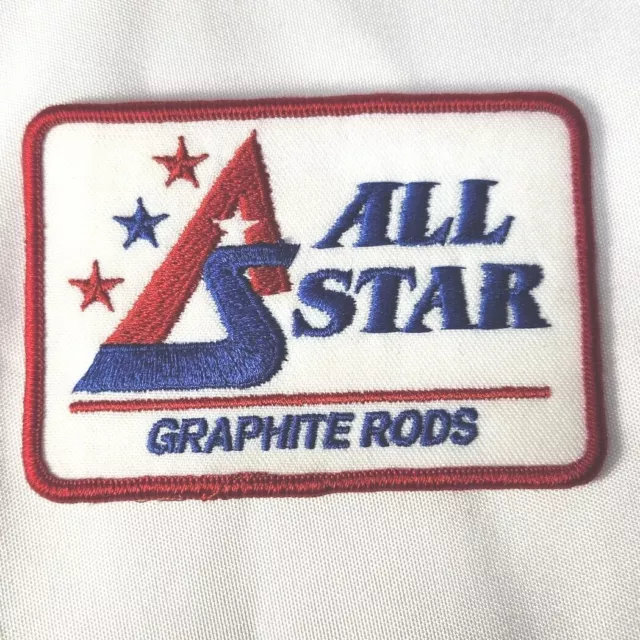 ALL STAR GRAPHITE Fishing Rods patch bass lure angler fish $3.99 - PicClick