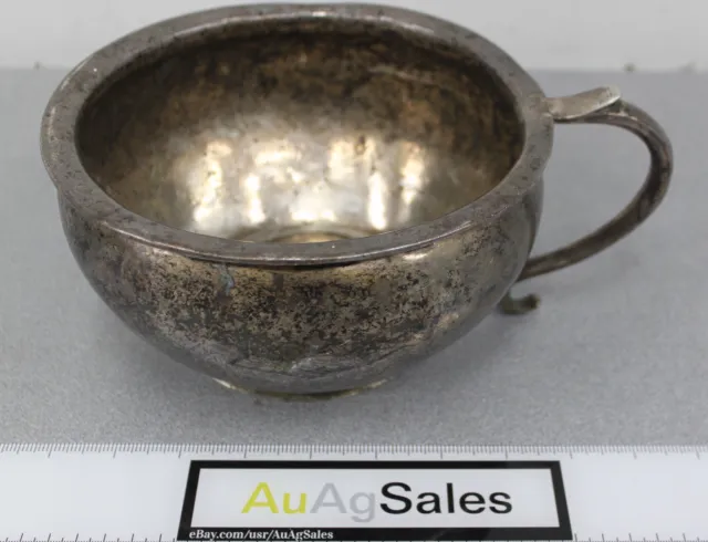 Unusual C. 18th Century Spanish Colonial Chamber Pot 80% Silver 18% Lead ~ 1206g
