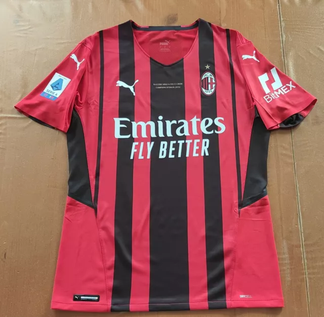 Maglia AC Milan  Preparata Celebrativa  Puma Gara Theo 19  Scudetto 2021/22