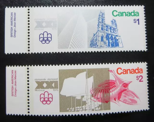 Canada Stamps Mint #687-8 1976 "Montreal Olympic Sites" High Values Set #3