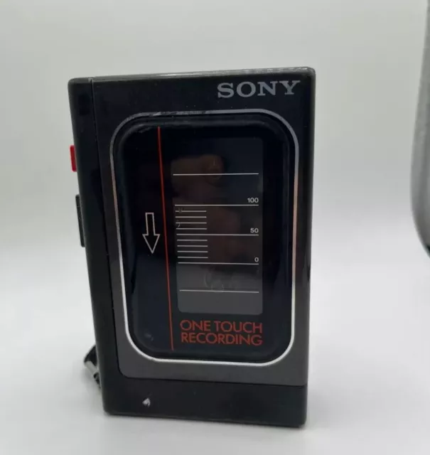 Sony walkman tcm-13 vintage cassette corder black nero buone condizioni