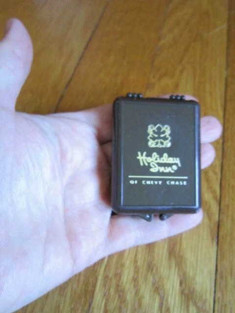 Holiday Inn Collectible Chevy Chase MD Sewing Kit Plastic Case USED Vintage