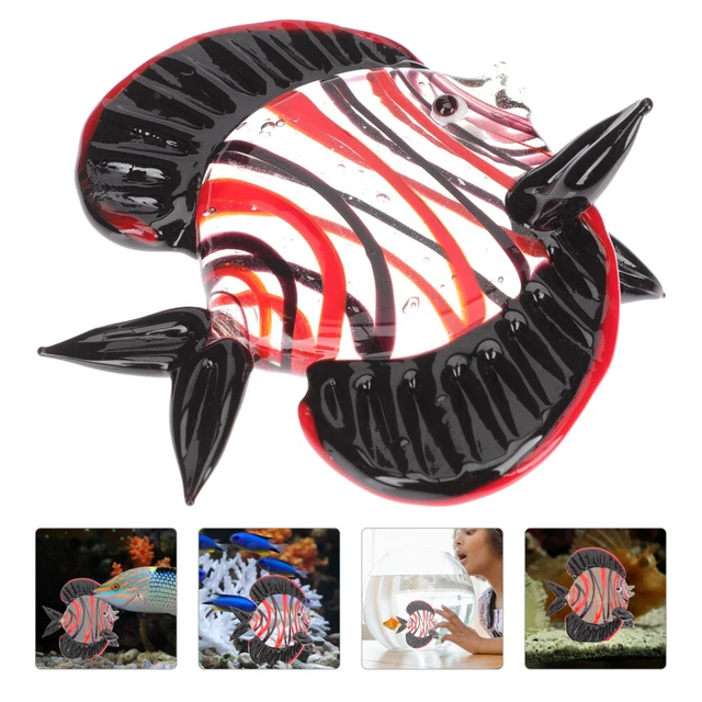 Animaux En Verre Poisson Porte-bonheur Glacé Mini Figurines Poupée