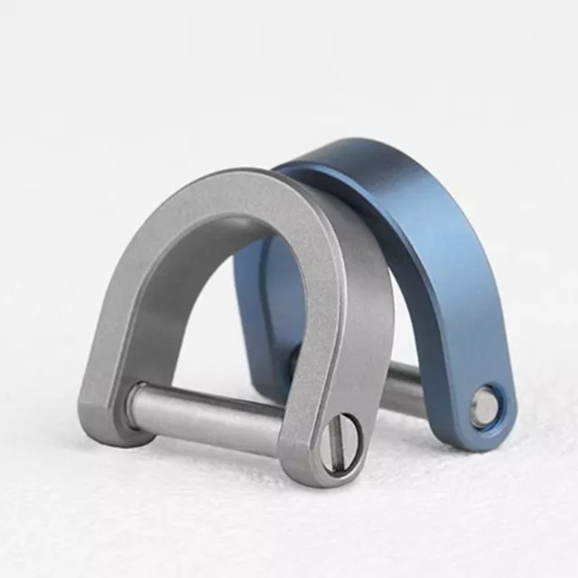 Titanium Alloy Carabiner High Quality D Bow Staples  Outdoor Accessories