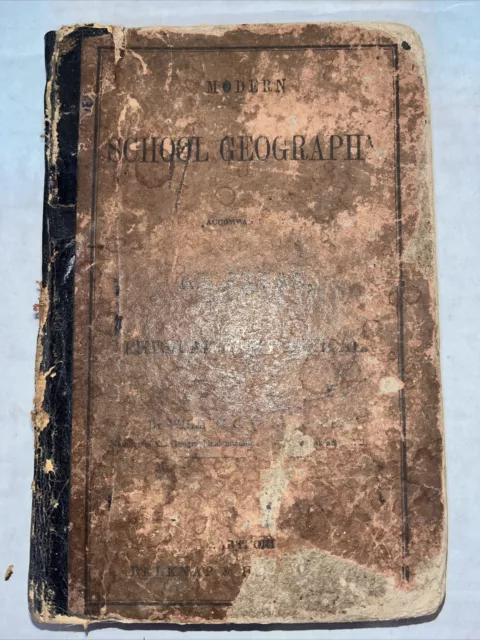 Modern school geography with an atlas by woodbridge 1847