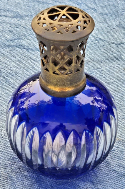 Lampe Berger Forme Galet - En Porcelaine, Occasion En état De Fonctionnement