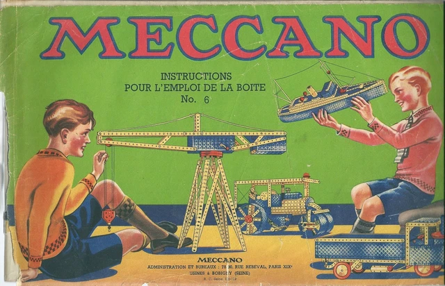 Catalogue Meccano De 1918 – Jouet Ancien Vintage – Document Rare