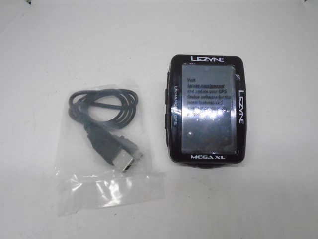 Lezyne Mega Xl GPS Fahrradcomputer SCHWARZ ~ 2
