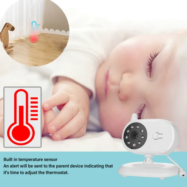 GETOHAN Video Baby Monitor with Camera and Audio Temperature
