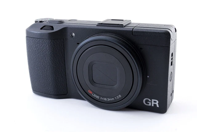 Ricoh GR 16.2MP Digital Compact Camera Black From Japan [Near Mint In Box] #1122 2