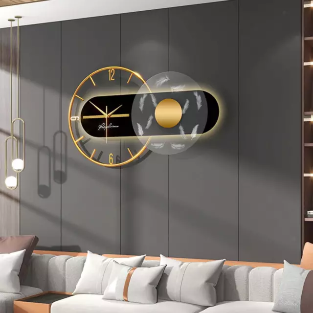 Horloge murale européenne cadran en métal horloges décoratives pour décor de