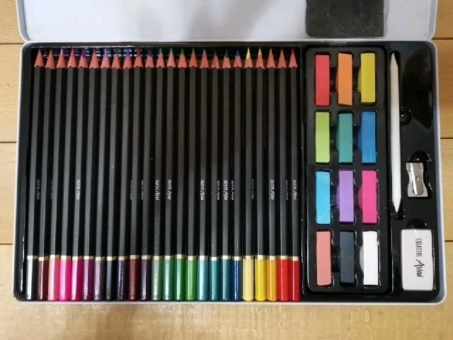 Cyper Top Set di 72 matite colorate a base di olio, matite da disegno professionali per artisti
