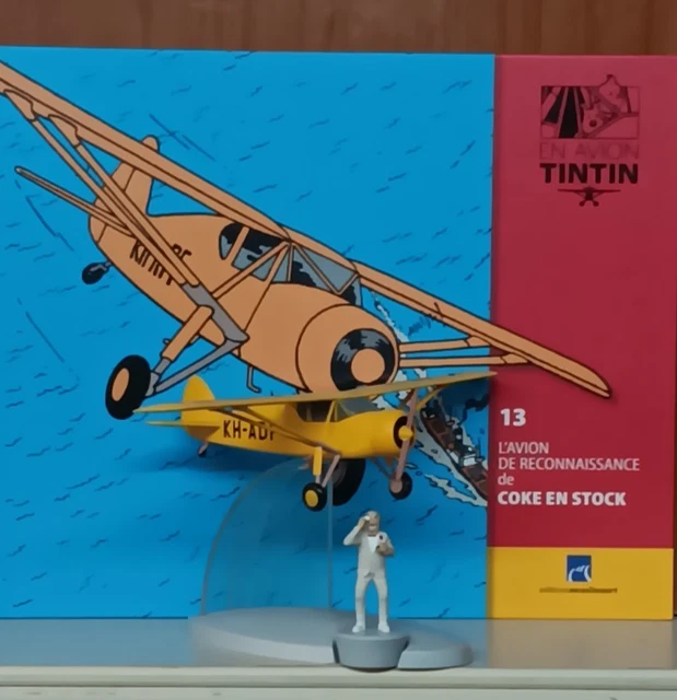 En avion Tintin » n°13 L'avion de reconnaissance de coke en stock