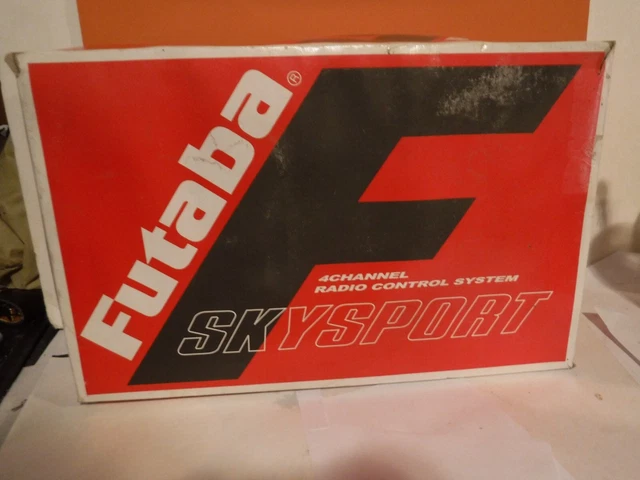 Vintage RC FUTABA 4YF-FM72 SKYSPORT 4 Channel Radio Control w/ battery