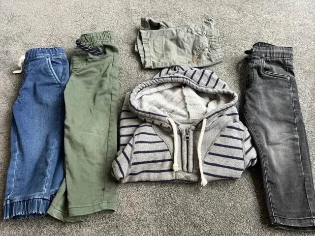 boys size 2 bundle! CR, sprout Etc - 3 X Jeans, 1 X Shorts, 1 X car hoodie