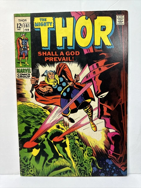 The Mighty Thor #161 Galactus Origin! Silver Age Marvel Comics 1969 Fn/Vf 7.0