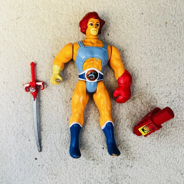 Vintage Thundercats Lion-O Action Figure LJN With Power Ring and Sword 1985