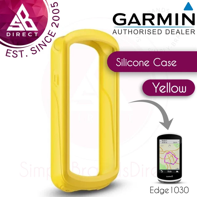 Garmin Silicone Case│Protective Cover│For Edge 1030 GPS Bike Computer│Yellow