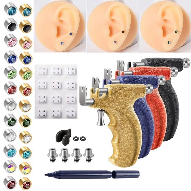 Strumento piercing elica sterile sicuro macchina per gioielli corpo naso ombelico