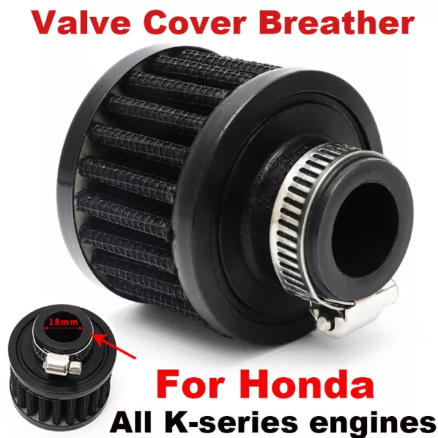 For HONDA VALVE COVER BREATHER FILTER Integra Civic RSX K-swap K20 K20A K20Z K24