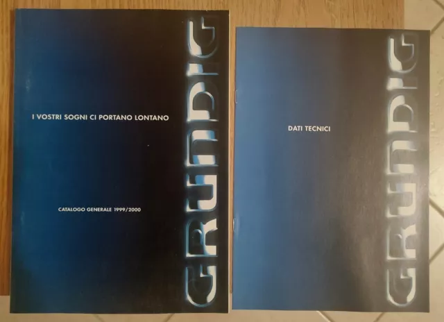 Catalogo Brochure GRUNDIG 1999 - 2000 ELETTRONICA AUDIO HI-FI Leggere descrizion