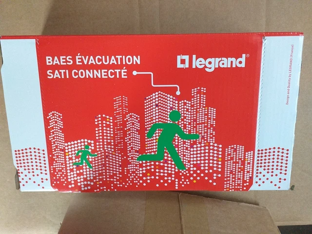 Bloc De Secours BAES Legrand 62525 – Éclairage D’évacuation à LEDs – IP43 IK07 – Neuf