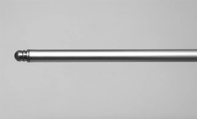 Barra per rampa 100 cm nichel opaco massiccio - 11 mm lucida, verniciata
