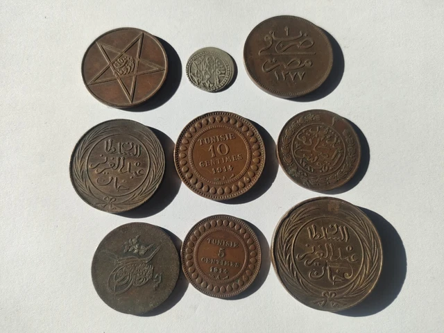 Lot Monnaie Arabe Lot Monnaie Arabe