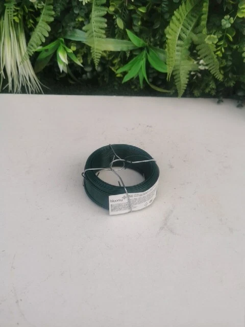 Garden Wire 50m Green PVC Coated Heavy Duty Plant Tie Support Training Fencing