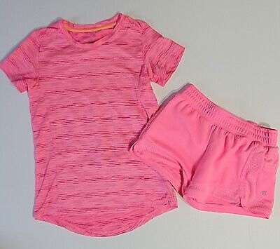 Girl’s size 6 Champion shorts Shirt Pink  Outfit Athletic Active