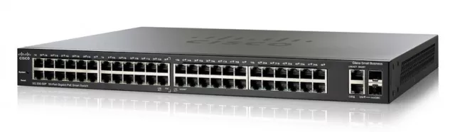 CISCO - SG200-50P - 50 port Gigabit PoE Smart Switch