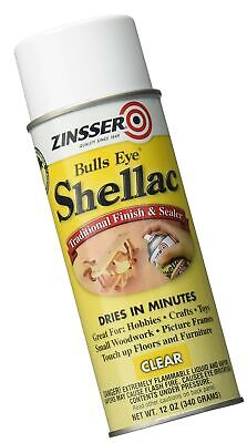 Rust-Oleum Zinsser 408 Bulls Eye Claro Goma Laca spray 12 OZ 1 Pack