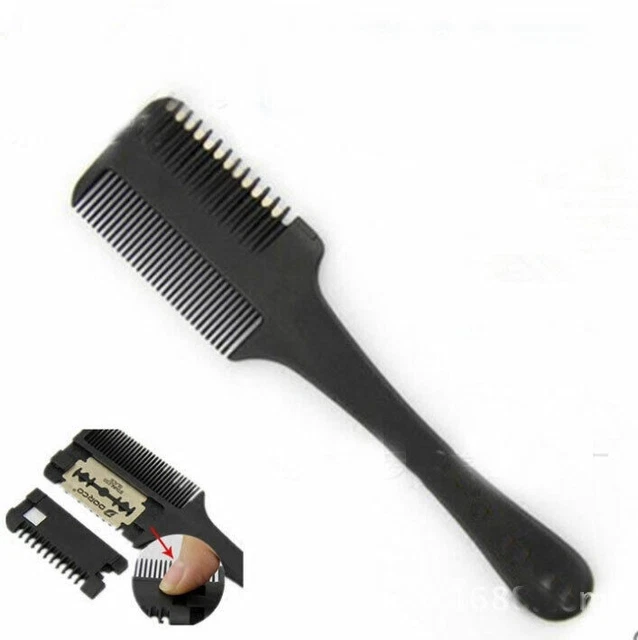 Professional Bang Trimmed Comb Double-Sided Cutter Hair Thinning Device Tools