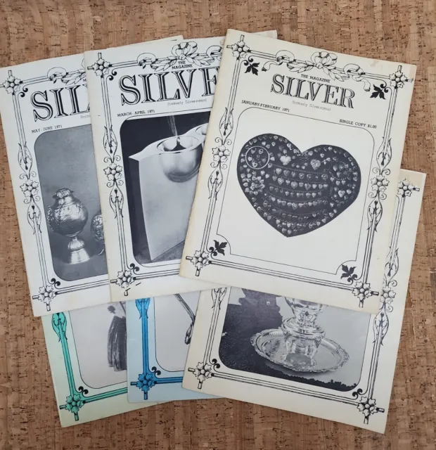 1971 Silver-The Magazine Formerly Silver-rama 6 Issues - January thru December