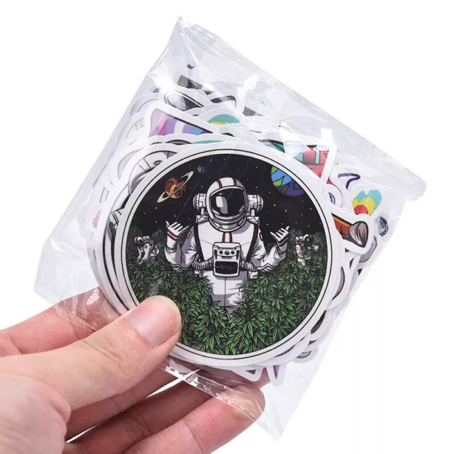 50PCS Astronaut Graffiti Waterpoof Sticker Skateboard Luggage Laptop DIY Sticker