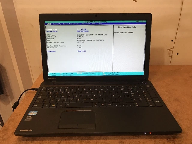 Laptop Toshiba Satellite Pro A50-A-10K, 15.6, Intel Core i3-3120M, 4GB
