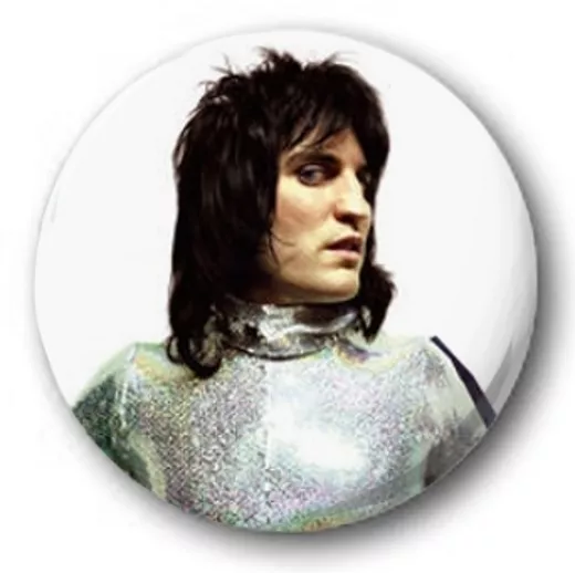 VINCE NOIR - 25mm 1" Button Badge - Novelty Mighty Boosh Noel Fielding Silver