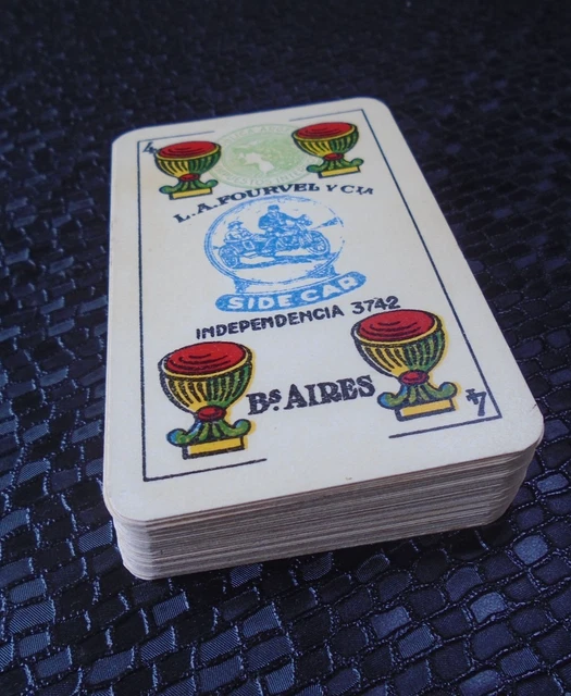 Vieux Jeu De Cartes D’aluette – Dos écossais – Coins Cornés – Très Ancien