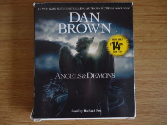 Angels & Demons DAN BROWN Audio Book 6 CD's Author of The Da Vinci Code