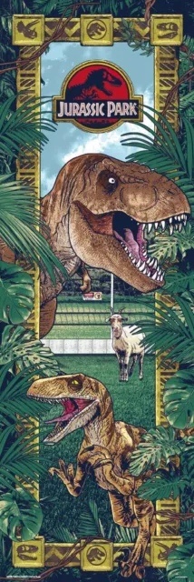 Jurassic World Dinosauri 53x158 CM 53.3x157cm Nuovo Sigillato Film Poster