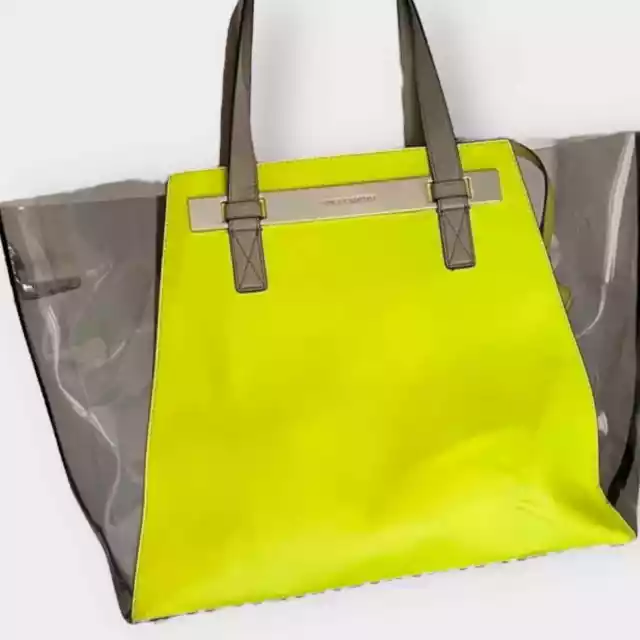 Vince Camuto Jace Large Tote Bag Lime Green 2