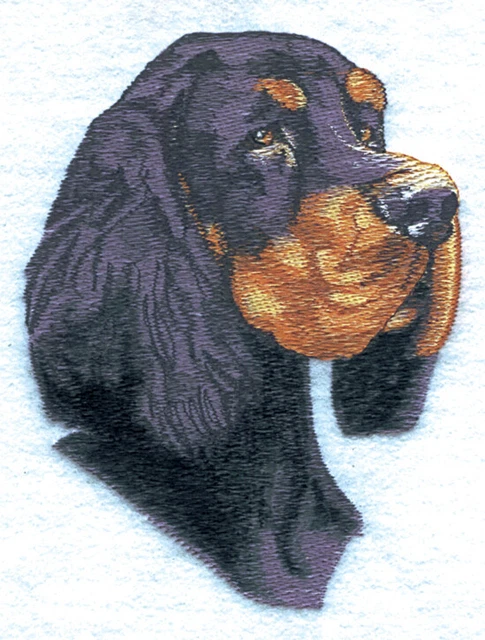 Embroidered Short-Sleeved T-Shirt - Gordon Setter BT2623 Sizes S - XXL