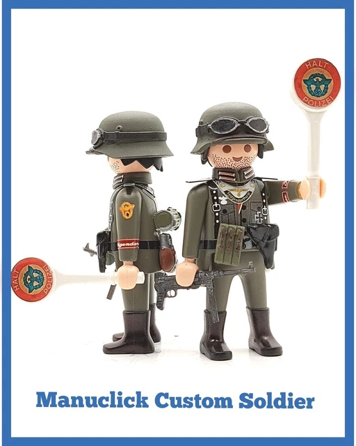 PLAYMOBIL CUSTOM WW2 World War SOLDIER Army US PARATROOPER WEAPON RIFLE EUR 14,26 PicClick FR