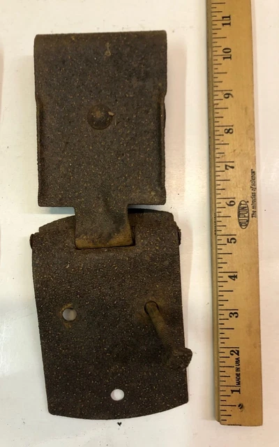 Vintage Cast Iron Barn Door Rollers Sure Grip Stay On Myers Ney Star 3