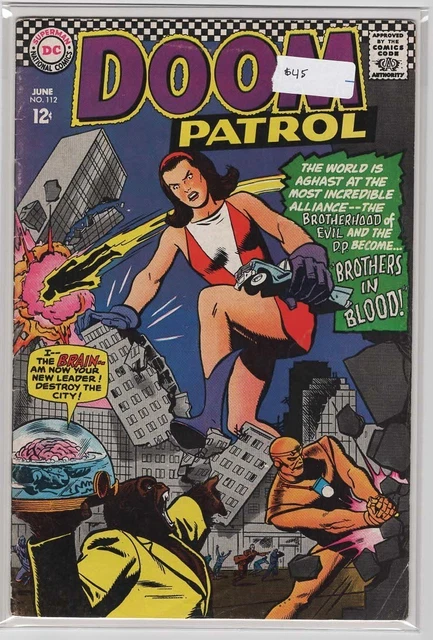 Doom Patrol--2 Comic Lot------DC--1967--#112-------DC--1987--#1---Mid-High Grade