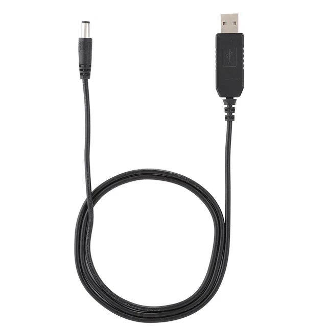 Cavo USB DC da 5 V a 12 V 5,5x2,1 mm cavo di potenziamento alimentazione per striscia LED router