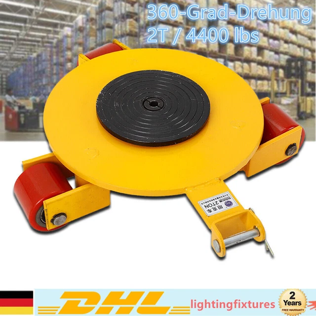 Set rulli blindati 2T telaio di trasporto rulli di trasporto scooter industriale scooter NUOVO