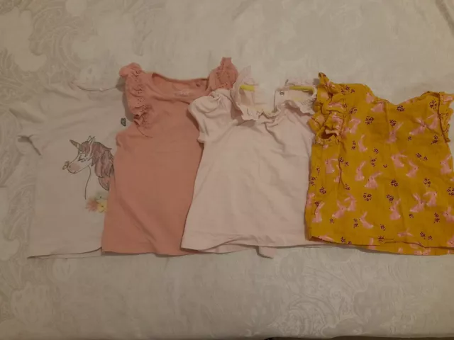 Girls Tops Tshirt Clothes Bundle 18-24 Months Boden Next summer spring